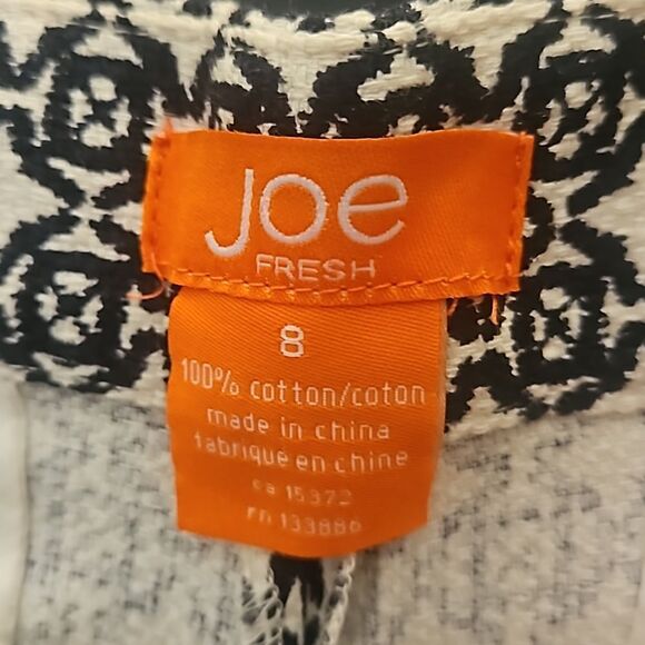 JOE FRESH Black and white patterned shorts 8 - Picture 2 of 5